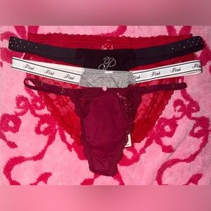 New With Tags Victoria's Secret Panty Bundle Of 4